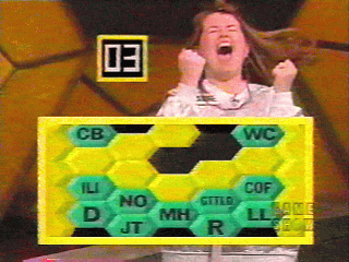 Happy contestant preparing for Erik Estrada impersonation