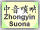 Zhongyin Suona Button