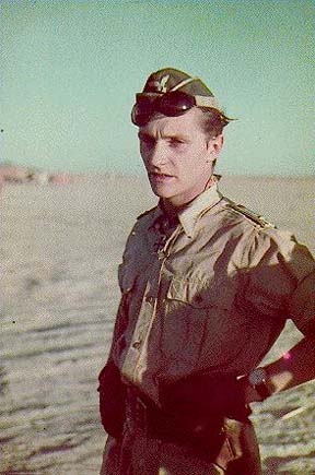 Hans-Joachim Marseille in the desert