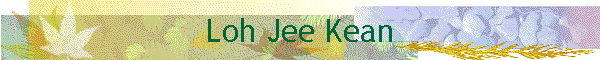 Loh Jee Kean