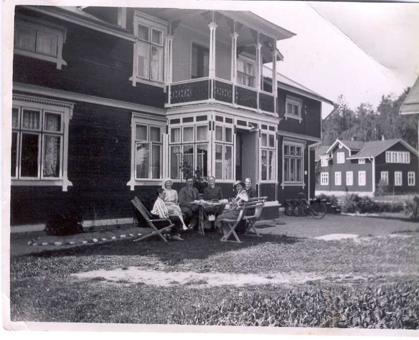 Vrt hus Boas, ca 1920
