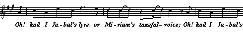 Oh Had I Jubal's lyre