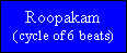 Roopaka Talam