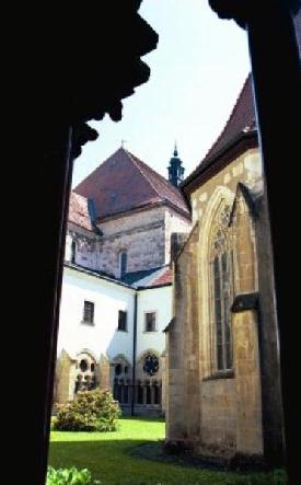 Heiligenkreuz: A Monastery Church in the Romanesque style.