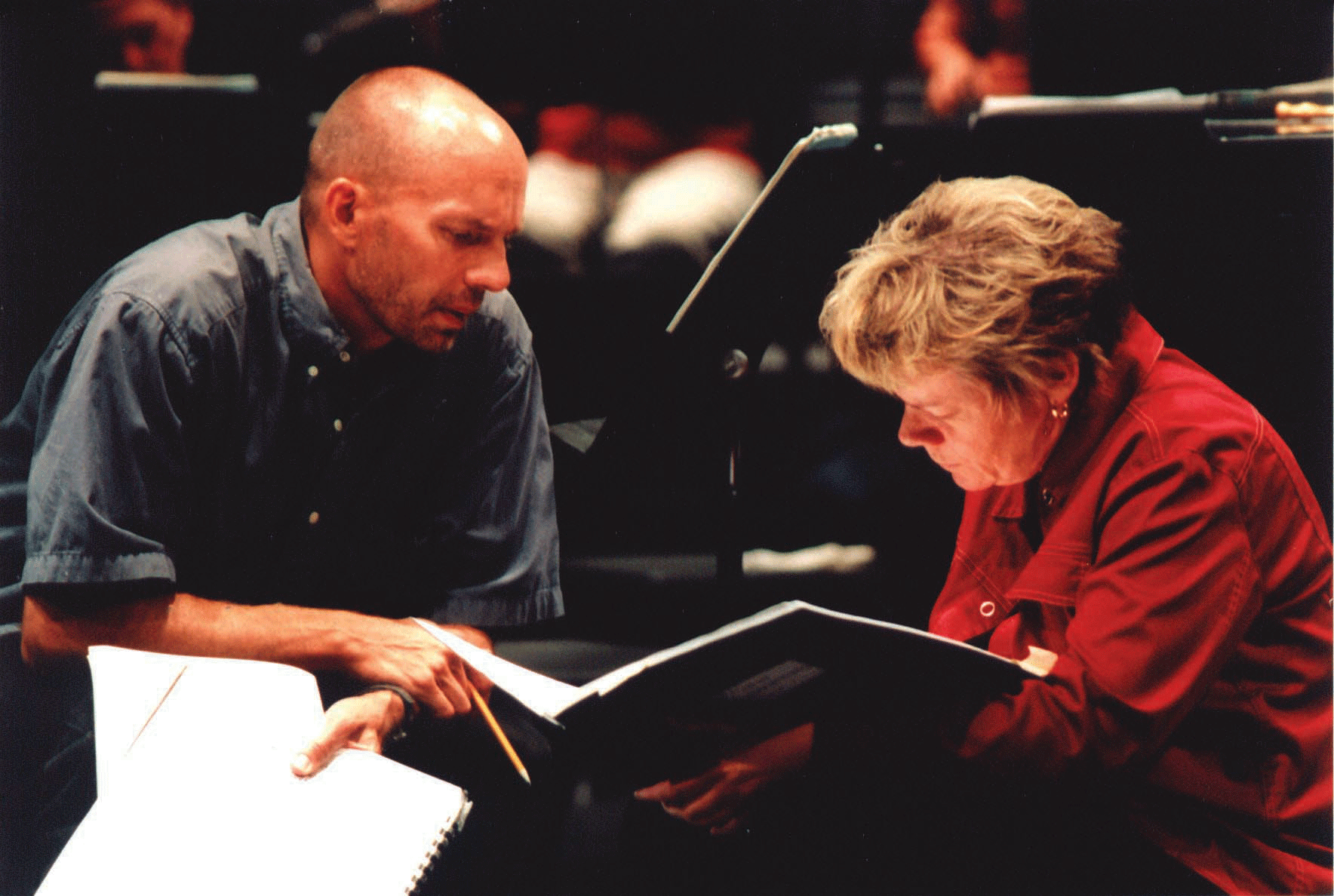 Paul Barnes with Marin Alsop