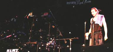 Terry onstage