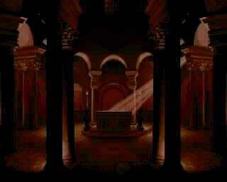 Enlightening of the crypt where Nosferatu rests