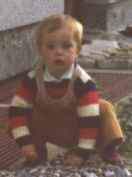 1975 - a little frog sitting on the little rocks...  :-)