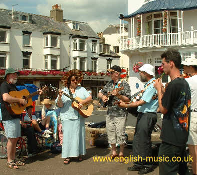 Band on the sea front