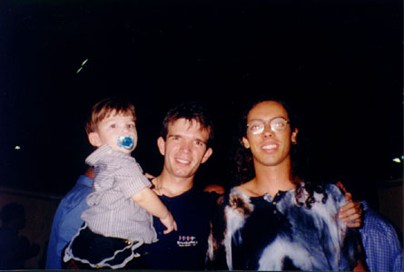 Waldonis, seu filho e M�rcio