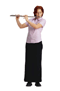 Child learning flute
