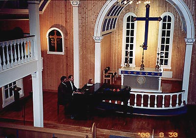 Click to hear the guys play a Mozart piano duet