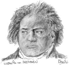 Ludwig van Beethoven - Click to hear part of his Moonlight Sonata