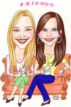 Friends Caricature