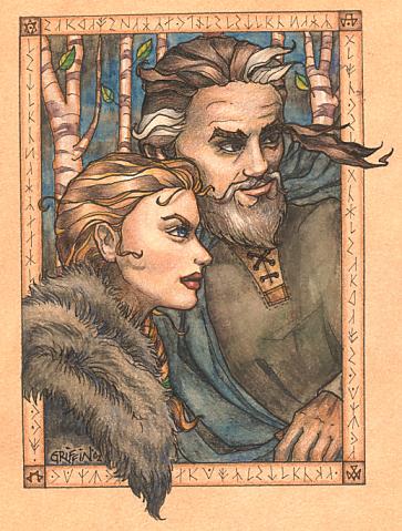 Valahna and Skald