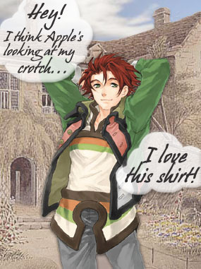 Look at my crotch!