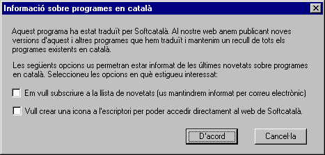 Finestra d'informaci&oacute; de Softcatal&agrave;
