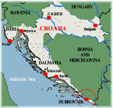 Croatia map
