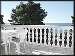 Villa Dingac balcony with sea view