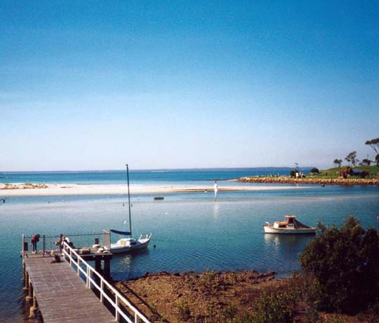 Creek flowing into Jervis Bay