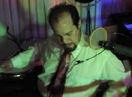 Singing original music with his own jammed tunes, drummed in a modern way!