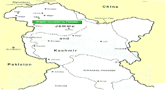 Map of Jammu & Kashmir