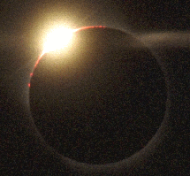 Solar Eclipse Prominence
