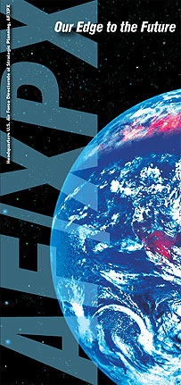 Air Force Futuristic Brochure Cover
