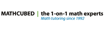 the 1-on-1 math experts; math tutoring since 1992