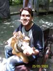 Me with Tiger(Cub) - Safari World Bangkok - WUT