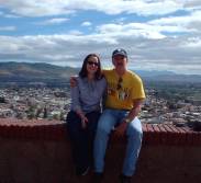 Alexis & Bill overlooking Oaxaca