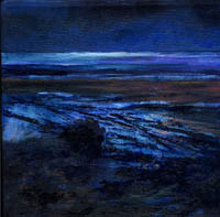 Norfolk, night, oil on canvas