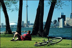 Toronto vu de l'ile