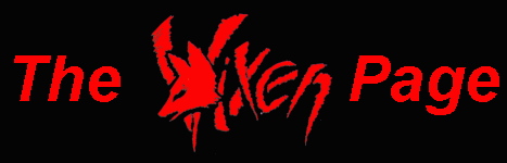 The Vixen Page -text banner