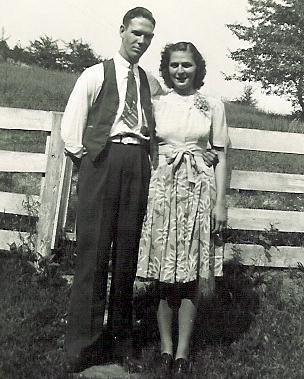 Hubert Lawson with wife Rose