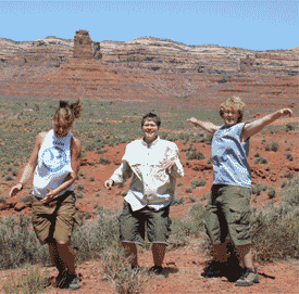 Kelsey Vicki & Sheila jumping
