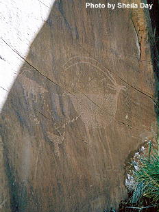 Rock art at Betatakin
