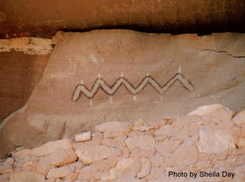 Pictograph at Moon House