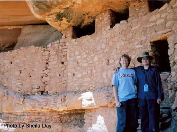 Sheila Day and Vicki Jedlicka at Moon House