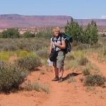 Sheila hiking