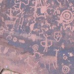 Newspaper Rock in Canyonlands Needles District