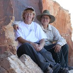 Sheila Day and Vicki Jedlicka at Procession Panel