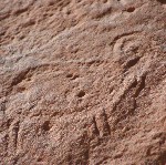 River Petroglyph Panel - detail