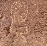 River Petroglyph Panel - detail