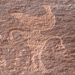 River Petroglyph Panel - detail