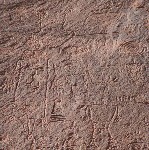 River Petroglyph Panel - detail
