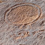 River Petroglyph Panel - detail