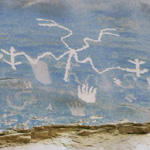 Sand Island Petrolgyphs - detail