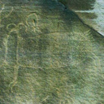 Sand Island Petrolgyphs - detail