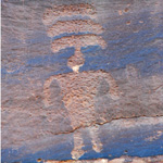 Sand Island Petrolgyphs - detail